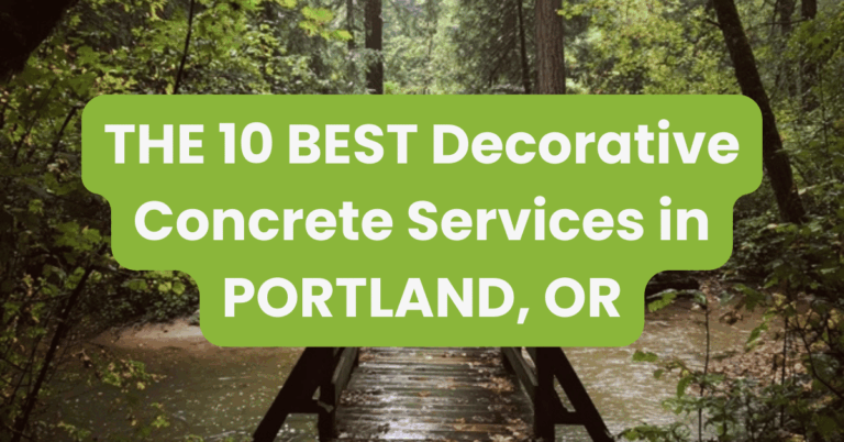 THE 10 BEST Decorative Concrete Services in PORTLAND, OR