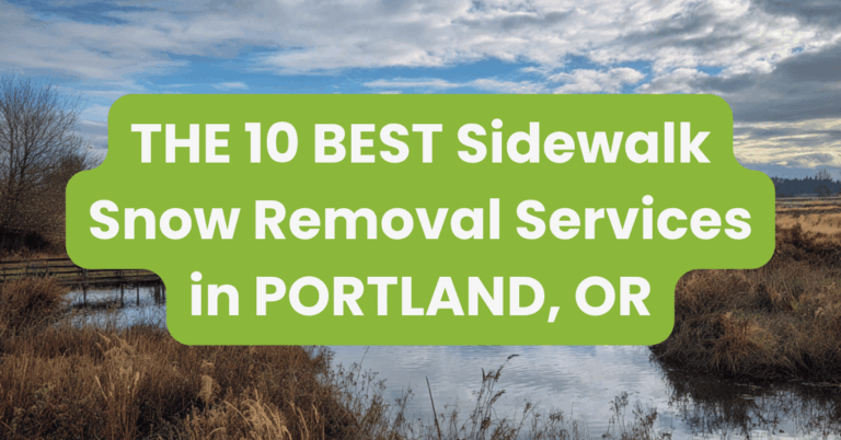 THE 10 BEST Sidewalk Snow Removal Services in PORTLAND, OR